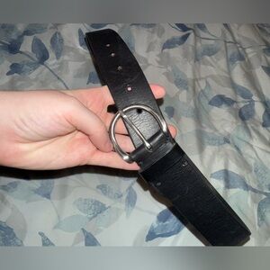 Gap genuine leather black belt for women